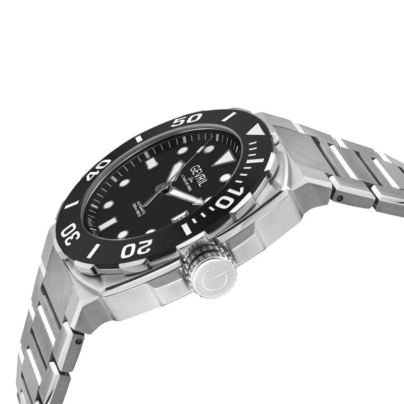 Gevril Fortuna Automatic Black Dial Men's Watch 47405B