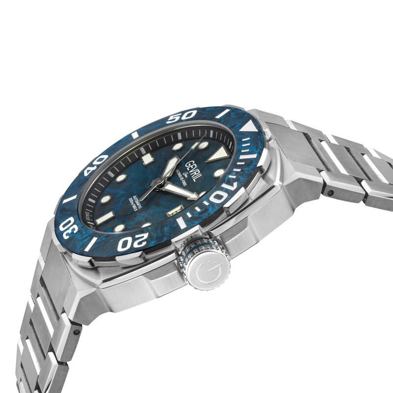 Gevril Fortuna Automatic Blue Dial Men's Watch 47400B 840840149664