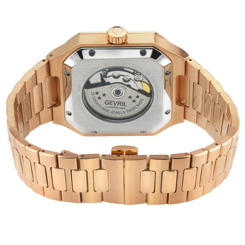 Gevril Grand Concourse Automatic Black Dial Men's Watch 41305B