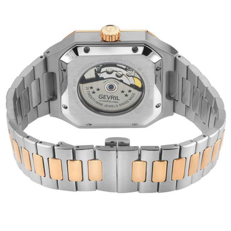 Gevril Grand Concourse Automatic Blue Dial Men's Watch 41303B