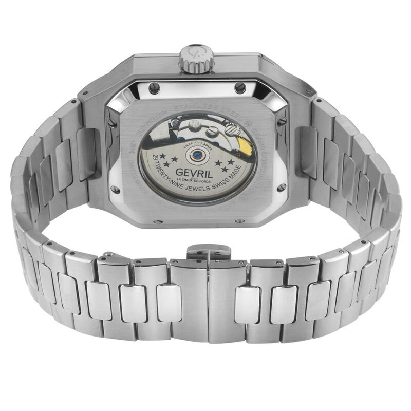 Gevril Grand Concourse Automatic Green Dial Men's Watch 41300B