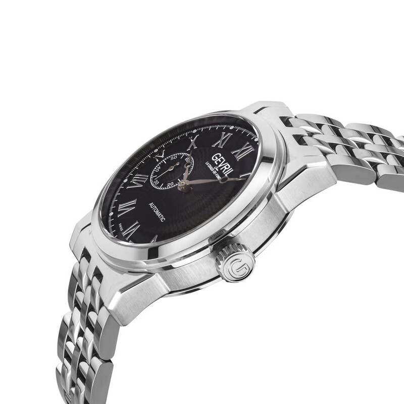 Gevril Madison Automatic Black Dial Men's Watch 2560B 840840149565