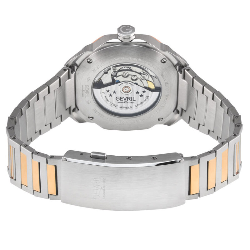 Gevril Roosevelt Automatic Green Dial Men's Watch 46522B