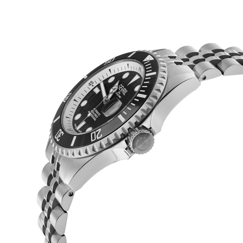 Gevril Wall street Automatic Black Dial Men's Watch 41850B 41851