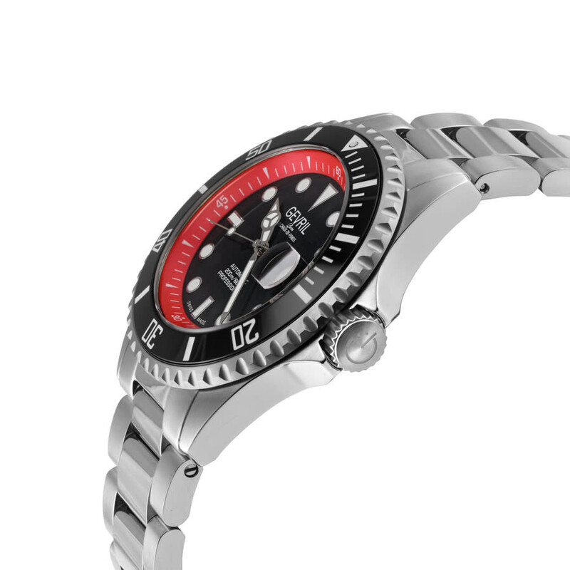 Gevril Wall street Automatic Black Dial Men's Watch 41853A