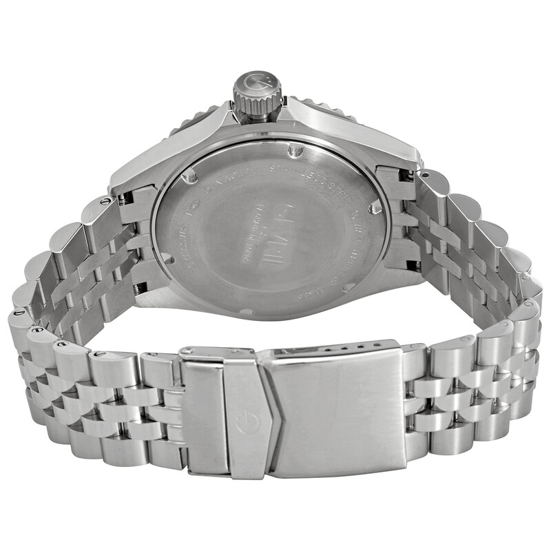 Gevril Wall Street GMT Black Dial Pepsi Bezel Men's Watch 4952B