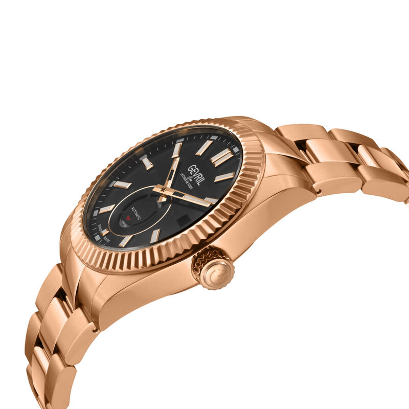 Gevril West Village Automatic Black Dial Men's Watch 48988B