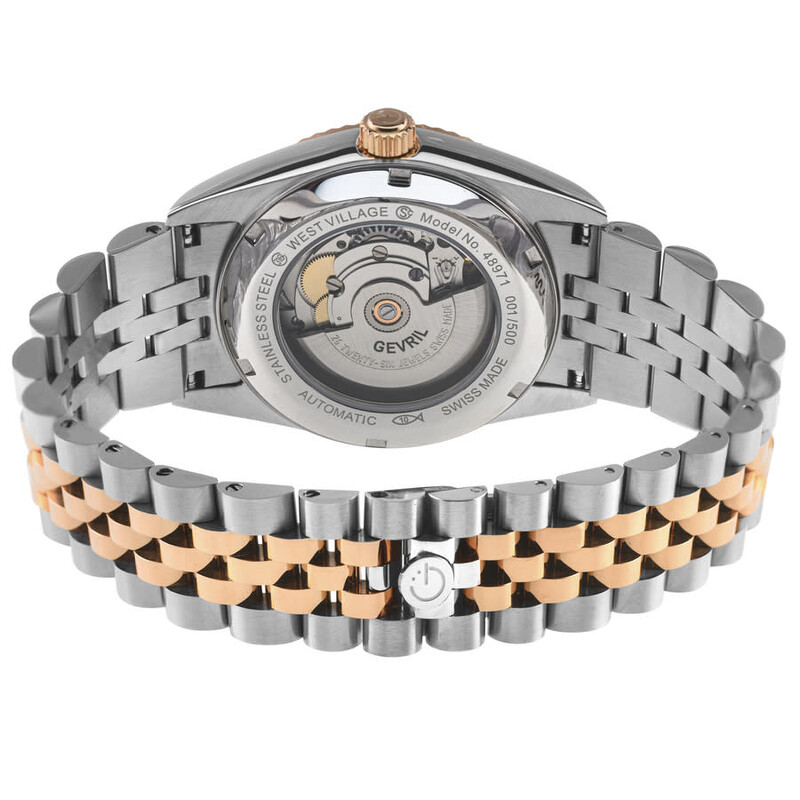 Gevril West Village Automatic Green Dial Men's Watch 48971B ...
