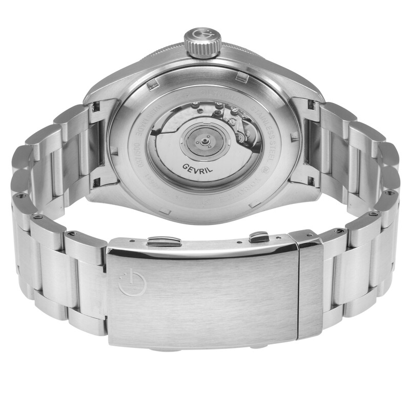 Gevril Yorkville Automatic Black Dial Men's Watch 48640B