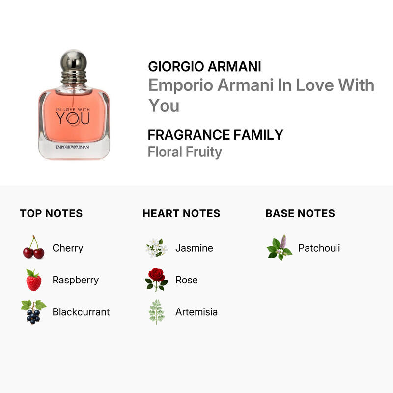 Giorgio Armani Ladies Emporio Armani In Love With You EDP 3.4 oz