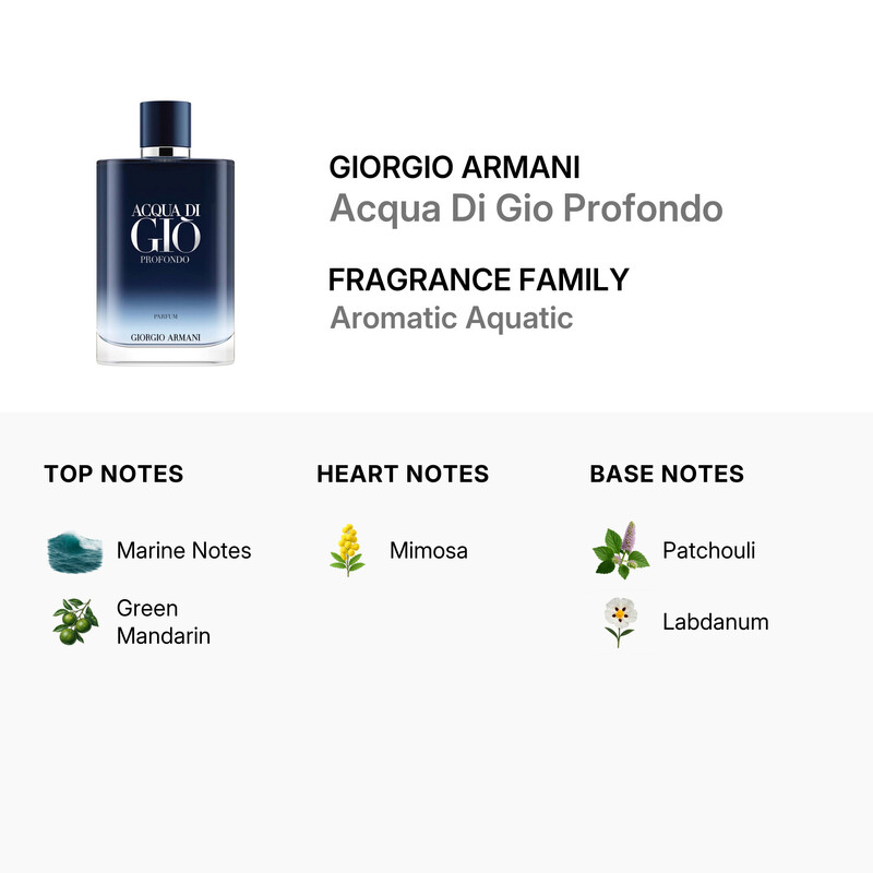 Giorgio Armani Men's Acqua Di Gio Profondo Parfum 6.8 oz