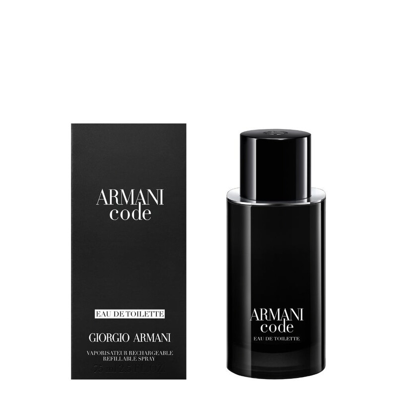 香水(男性用) Giorgio Armani Armani Code EDT 75ml Giorgio Armani Men's Armani Code EDT Spray Refillable 2.5 oz