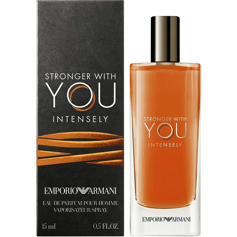 Giorgio Armani Men's Emporio Armani Stronger With You Intensely EDP Spray 0.5 oz Fragrances 3614272231757