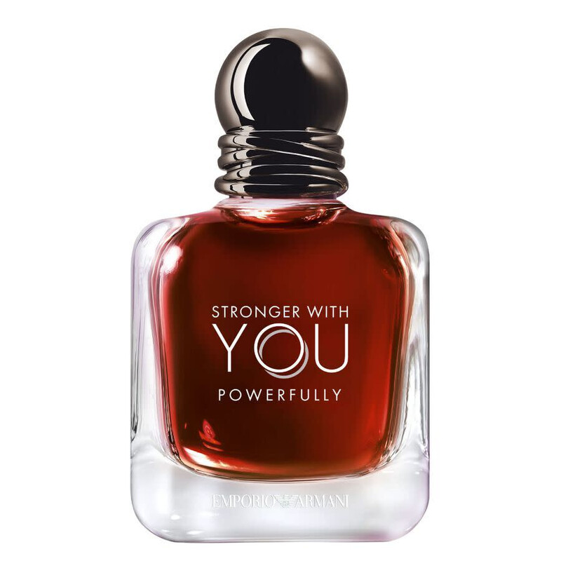 香水(男性用) GIORGIO ARMANI STRONGER WITH YOU Giorgio Armani Men's Stronger With You Powerfully EDP Spray 3.4 oz