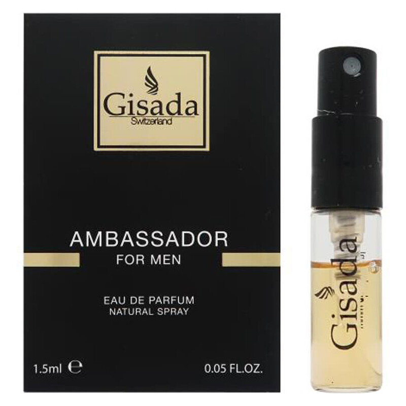 Gisada Men's Ambassador EDP Spray 0.05 oz Fragrances 7640164030449