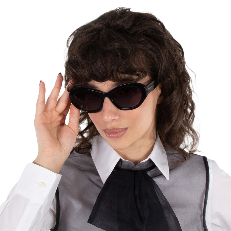 専用 激安 GIVENCHY オンブレ Givenchy Grey Oval Ladies Sunglasses GV40001U 01A 57 192337100901