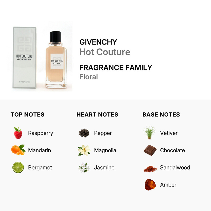 Givenchy Ladies Hot Couture EDP 3.4 oz Fragrances 3274872428768