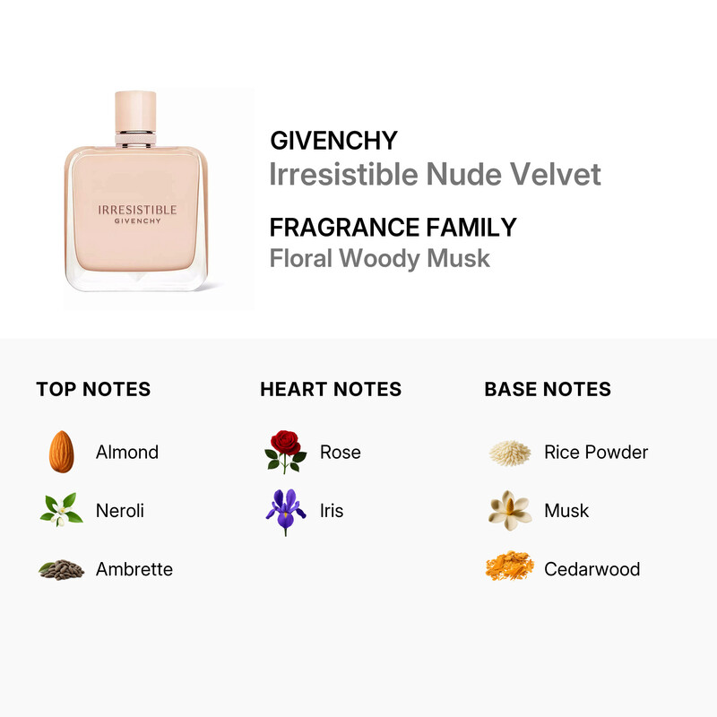 Givenchy Ladies Irresistible Nude Velvet EDP Spray 2.7 oz