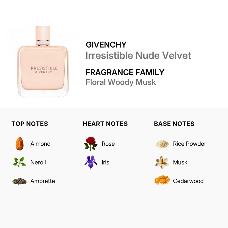 Givenchy Ladies Irresistible Nude Velvet EDP Spray 2.7 oz (Tester