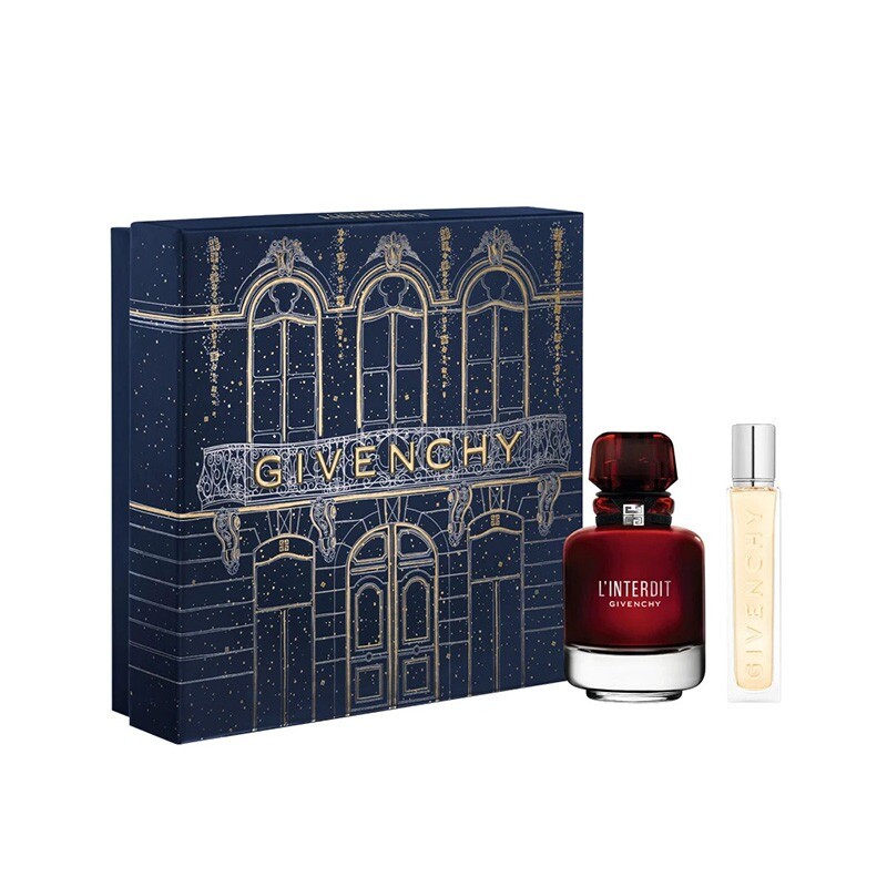 Givenchy Ladies L'Interdit Rouge Gift Set Fragrances 3274872473393