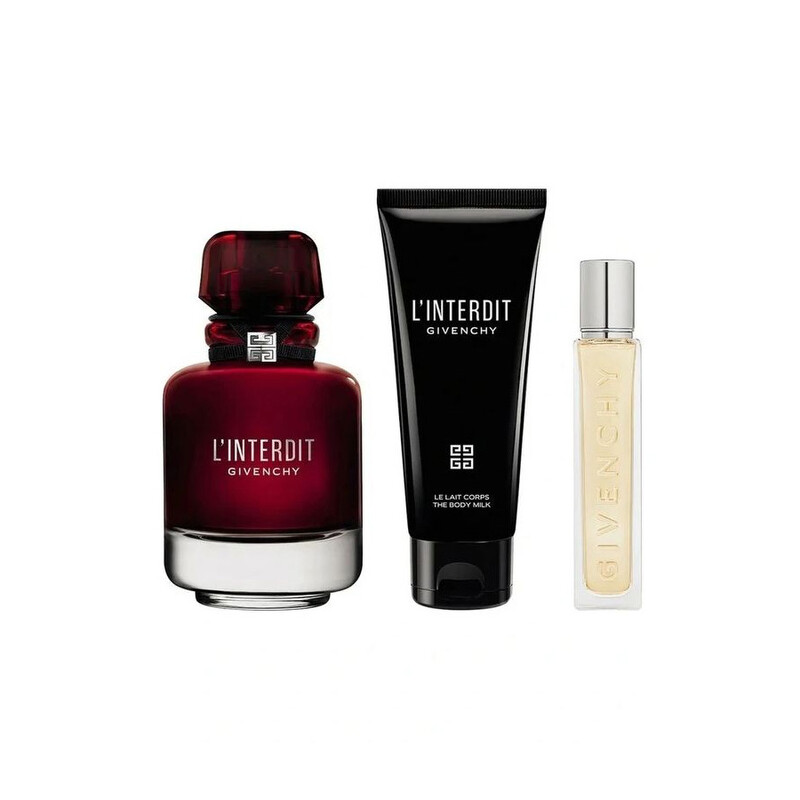 Givenchy Ladies L'Interdit Rouge 3pcs EDP Gift Set Fragrances