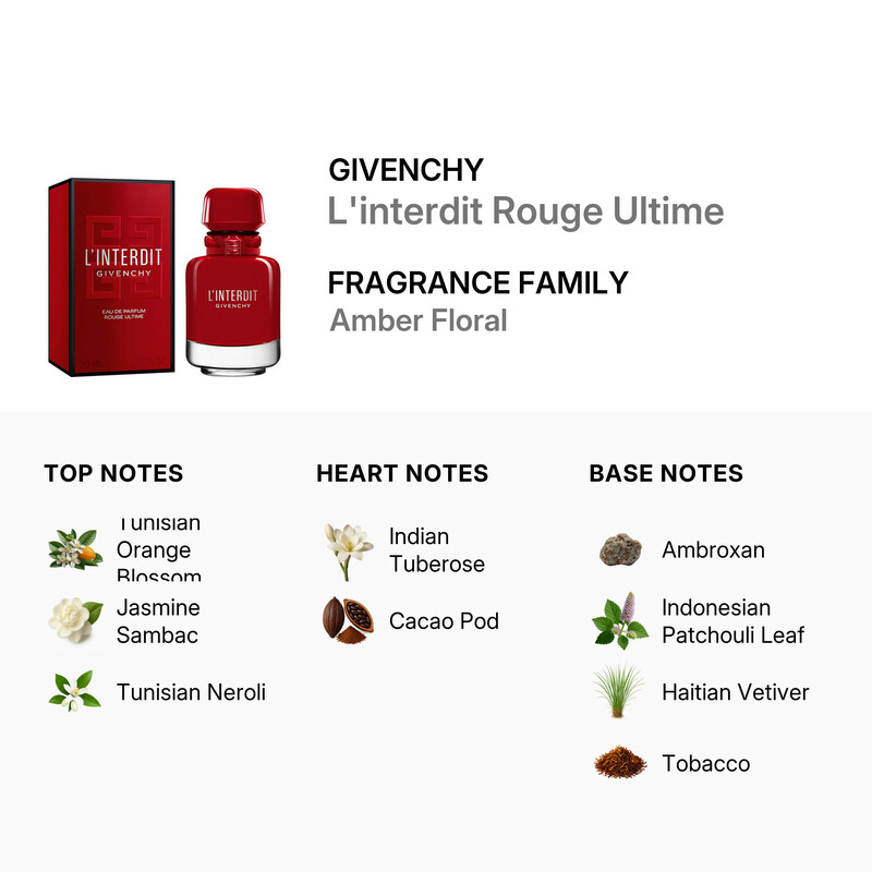 Givenchy Ladies L'interdit Rouge Ultime EDP 1.7 oz Fragrances