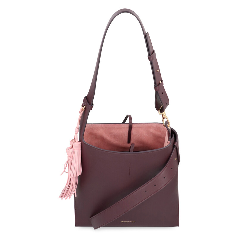 Givenchy Medium Belted Hobo Bag In Leather BB512ZB29Z_604
