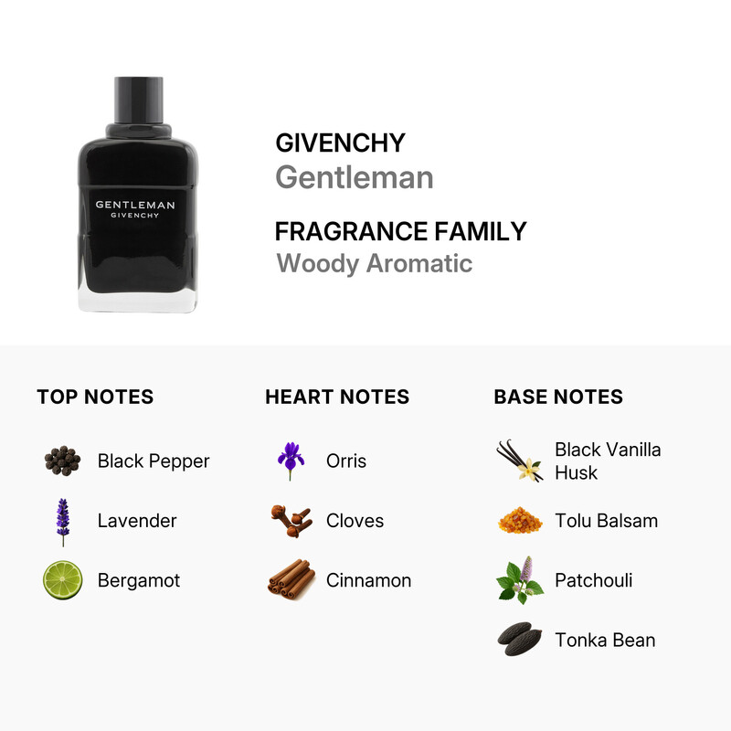 Givenchy Men's Gentleman EDP Spray 3.4 oz Fragrances 3274872441033