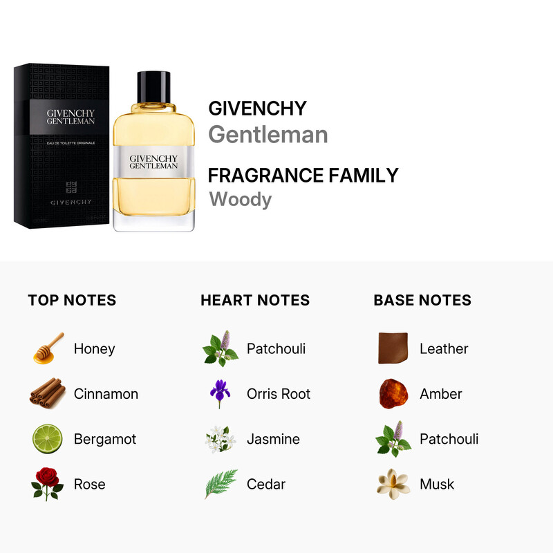 Givenchy Men's Gentleman EDT Spray 3.4 oz Fragrances 3274872487376