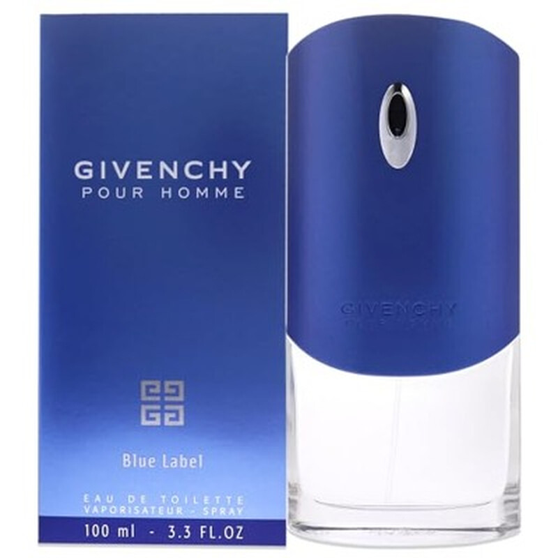 Givenchy Men's Pour Homme Blue Label EDT Spray 3.4 oz Fragrances