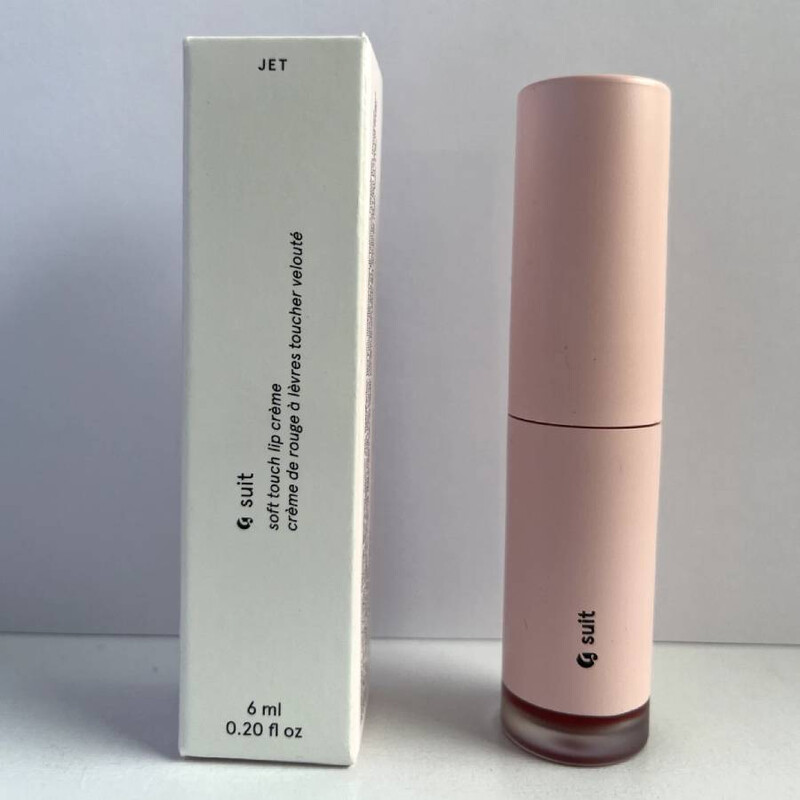 Glossier Ladies G Suit Soft Touch Lip Creme Cream Jet Makeup