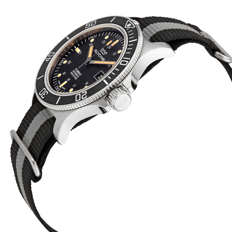 Glycine Combat Sub Automatic Black Dial Men's Watch GL0083