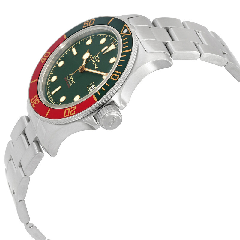 Glycine Sub Sport 42 Automatic Green Dial Watch GL0392