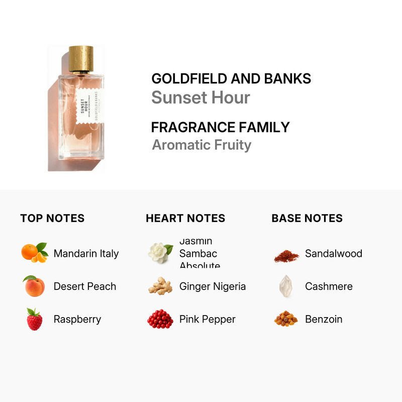 Goldfield And Banks Unisex Sunset Hour Perfume Concentrate Spray