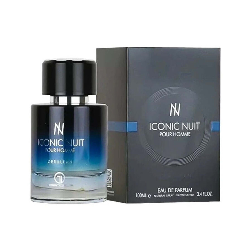 香水(男性用) *Grandeur Iconic Nuit Pour Homme* Grandeur Men's Iconic Nuit EDP Spray 3.4 oz Fragrances