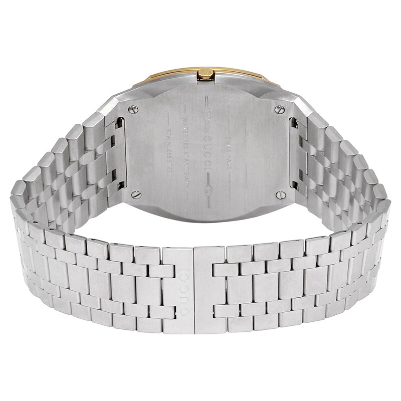 Gucci 25H Quartz Champagne Dial Men's Watch YA163405 731903494602