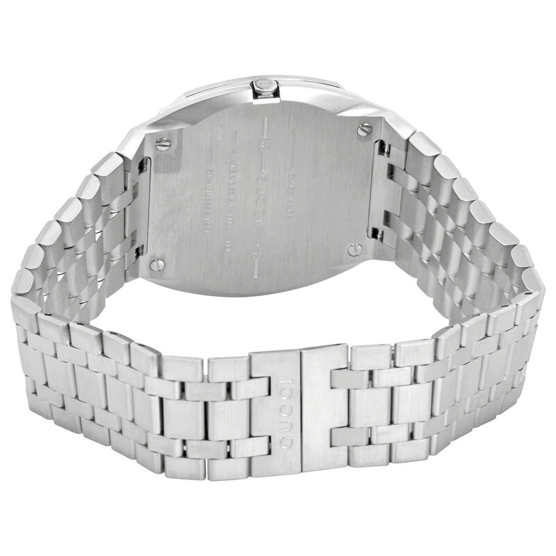 Gucci 25H Quartz Silver Dial Ladies Watch YA163402 7319034945724
