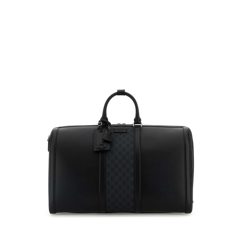 Gucci Black Canvas Travel Bag 795457FADJK 1000 - Handbags - Jomashop