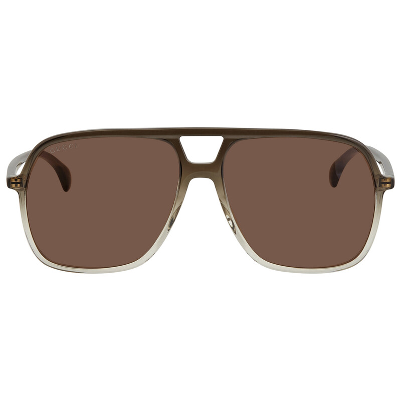 Gucci Brown Pilot Men