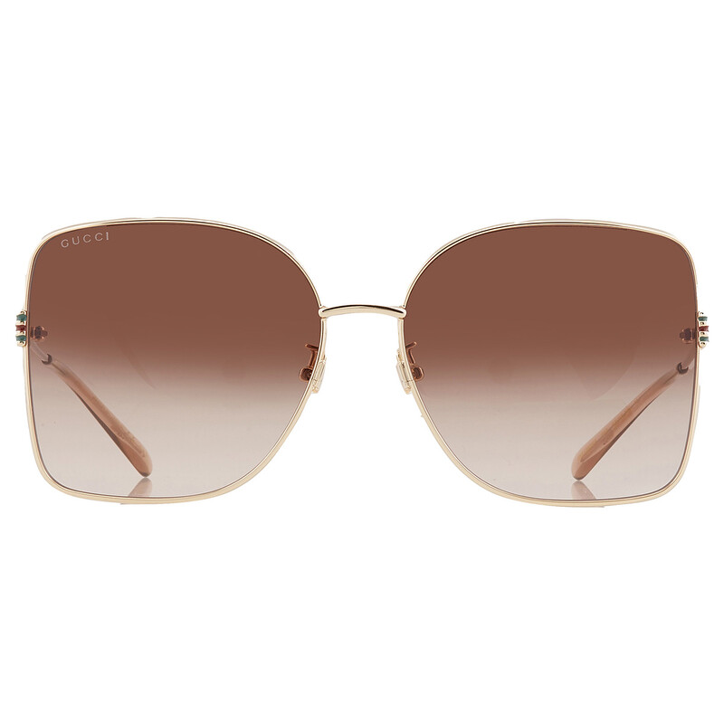 Gucci Brown Butterfly Ladies Sunglasses GG1282SA 003 62