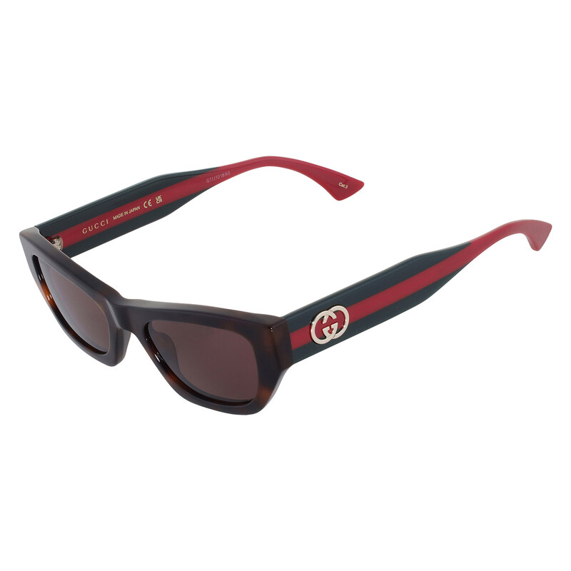 Gucci Brown Cat Eye Ladies Sunglasses GG2116S 002 52 889652629094