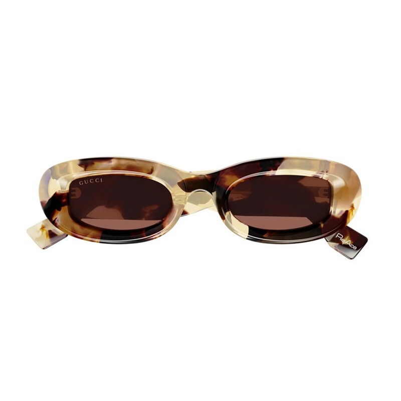 Gucci Brown Oval Ladies Sunglasses GG1907S 001 48 889652526485