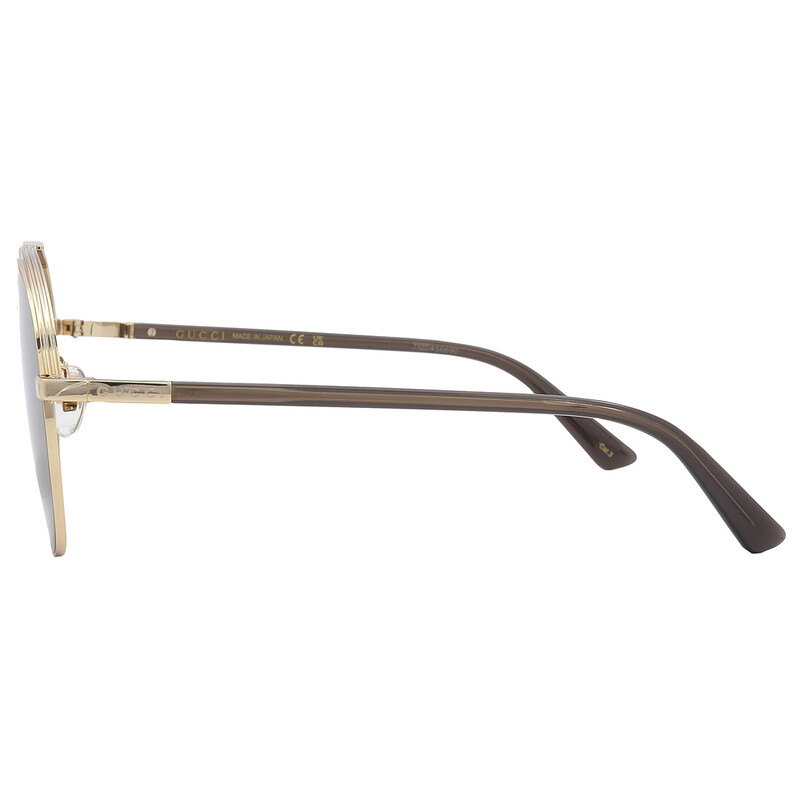 Gucci Brown Pilot Men's Sunglasses GG1098S 002 62 889652379791
