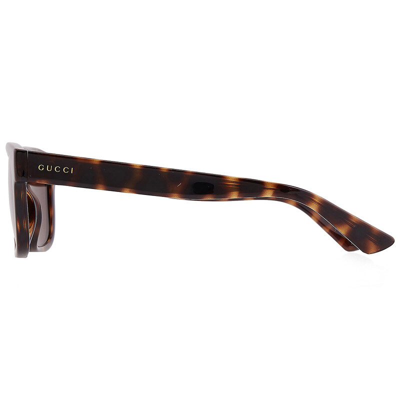 Gucci Brown Rectangular Men's Sunglasses GG1583S 002 56