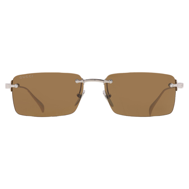 Gucci Brown Rectangular Men's Sunglasses GG1941S 002 56