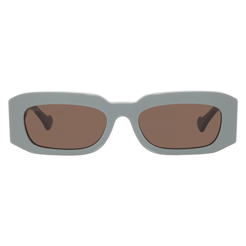 Gucci Brown Rectangular Unisex Sunglasses GG1426S 004 54