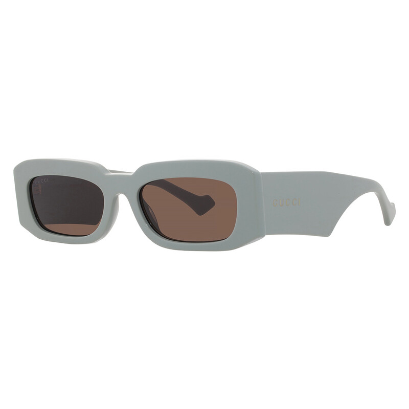 Gucci Brown Rectangular Unisex Sunglasses GG1426S 004 54