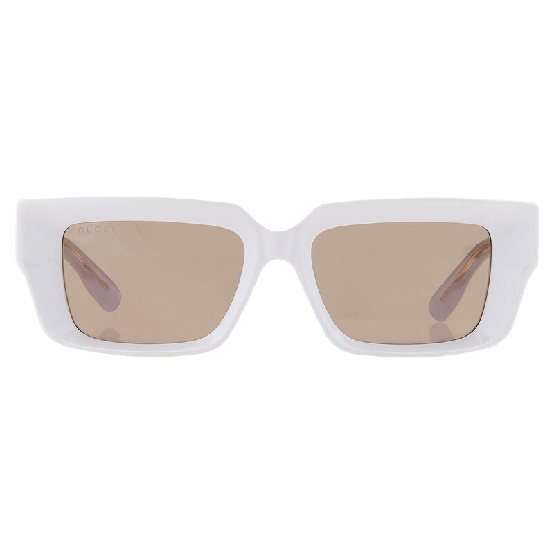 Gucci Brown Rectangular Unisex Sunglasses GG1529S 004 54