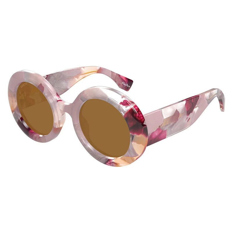 Gucci Brown Round Ladies Sunglasses GG1748S 001 52  display picture 3