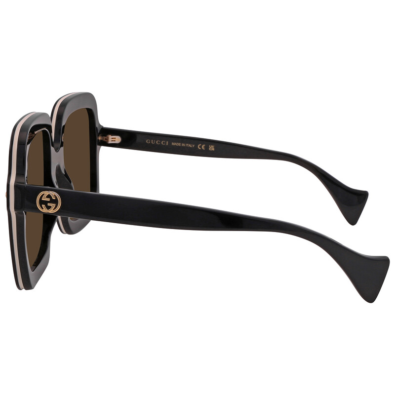 Gucci Brown Square Ladies Sunglasses GG1241S 001 56  display picture 1